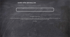 Desktop Screenshot of canada-online-pharmacy.com